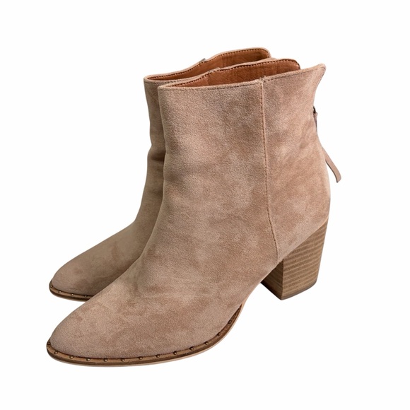 Ccocci Micro Suede Ankle Boot Neutral Light Tan Size 10 - Picture 2 of 13